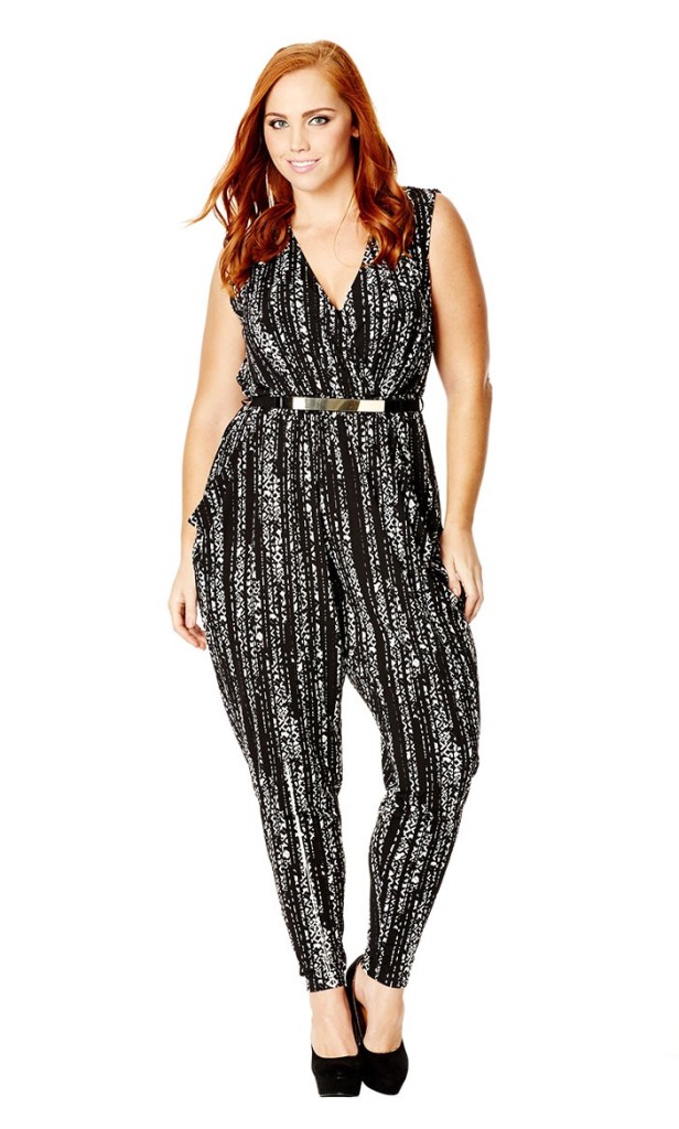 City Chic Aztec Jumpsuit