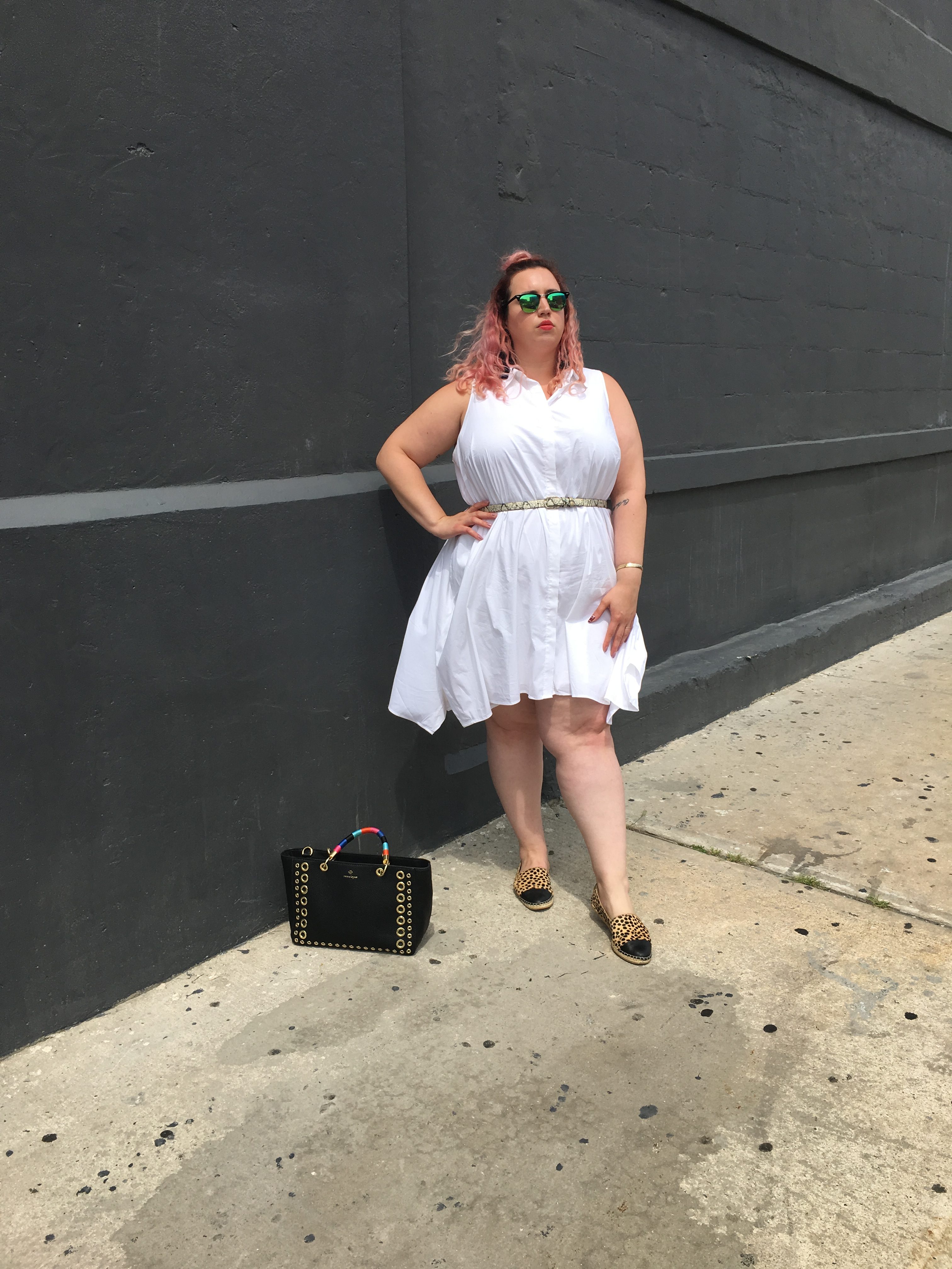 Wearing White While Fat – P.S. It's Fashion